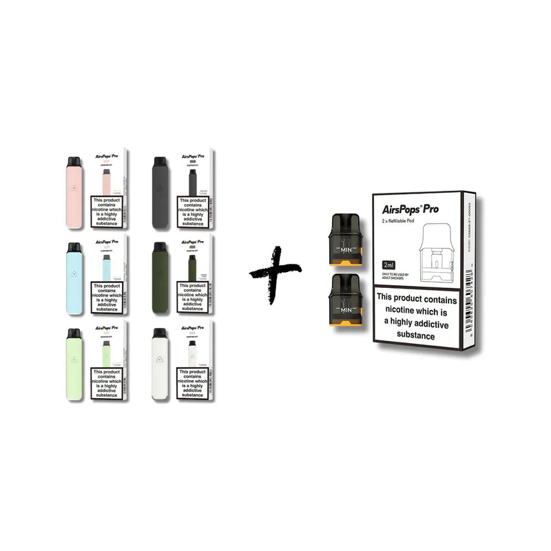 Airscream Pro LITE Device & Refillable Pods Bundle