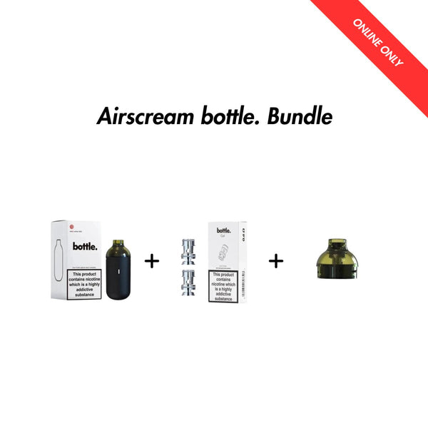 Airscream Bottle Device, Pods, and Coils Bundle