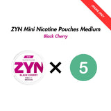 5-Pack ZYN Mini Nicotine Pouches Bundle - Medium 3mg