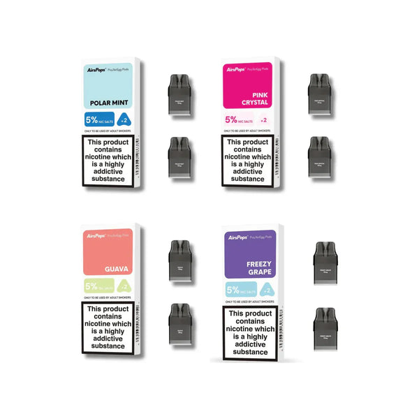 Airscream Pro/Pro LITE/AirEgg Prefilled Pods 2-Pack - 5%