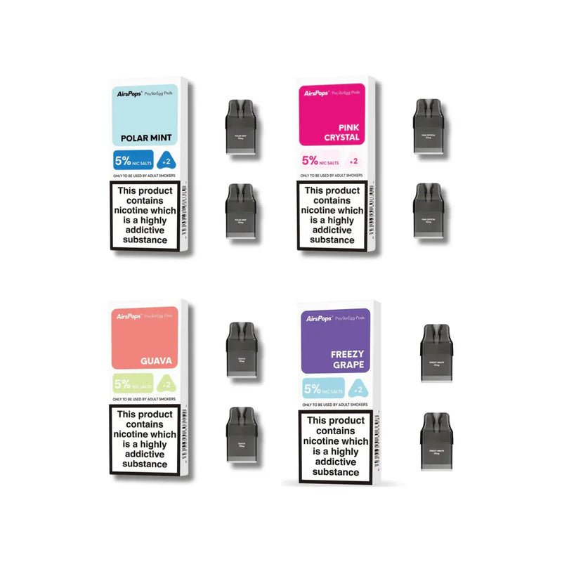 Airscream Pro/Pro LITE/AirEgg Prefilled Pods 2-Pack - 5%