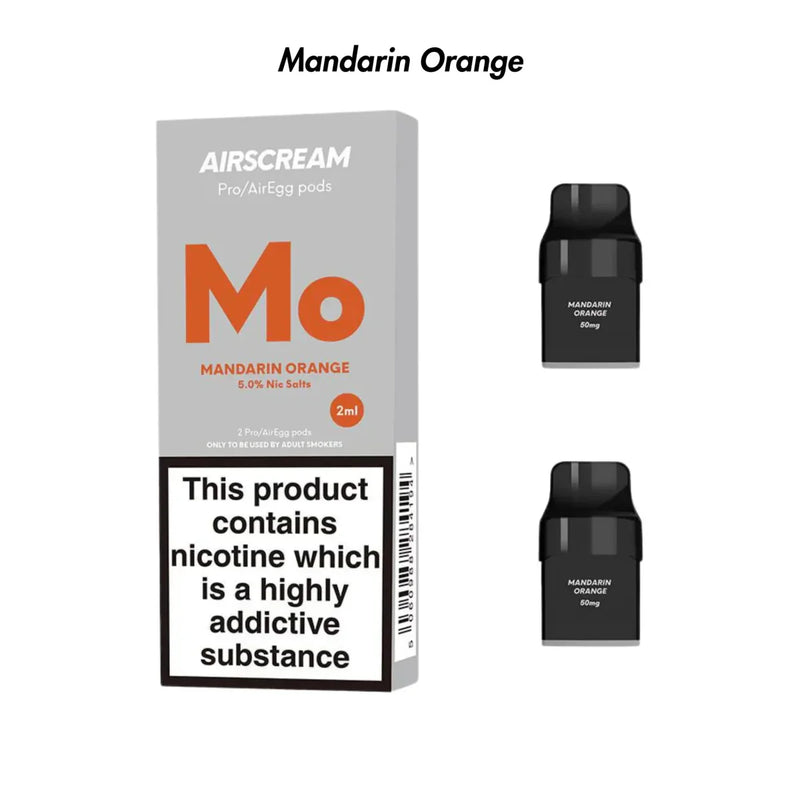 Airscream Pro/Pro LITE/AirEgg Prefilled Pods 2-Pack - 5%