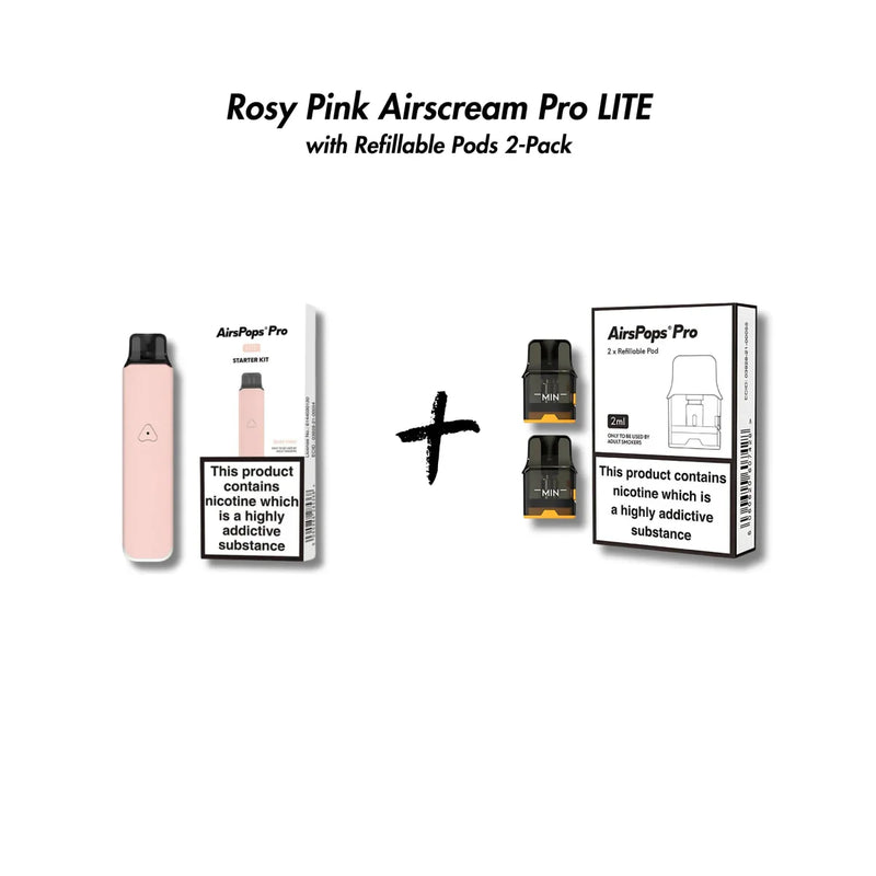 Airscream Pro LITE Device & Refillable Pods Bundle