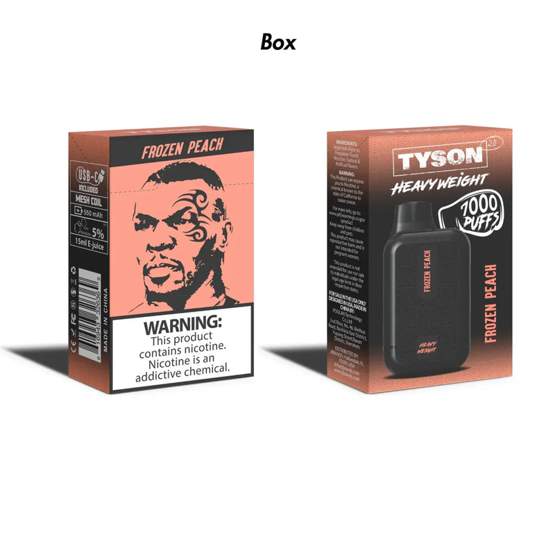 TYSON 2.0 Heavyweight 7000 Puffs Disposable Vape - 5%